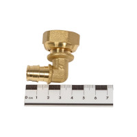 Угол с накидной гайкой One Plus 16x3/4 ВР OP для труб из сшитого полиэтилена Pex qe 3504023144