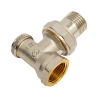 Настроечный клапан MVI Ду15 Ру10 угловой TR.110.04