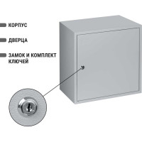 Щит с монтажной панелью ЩМП-4.4.2-0 400х400х250 TDM ELECTRIC SQ0905-0062