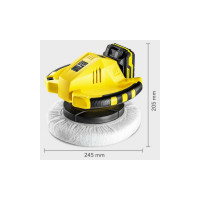 Аккумуляторная эксцентриковая полировальная машина TROTEC PPOS 10-20 V 4450000101