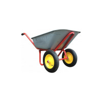 Строительная тачка Yard двухколесная, грузоподъемность 240 кг, объем 110 л 66-9-200