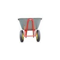 Строительная тачка Yard двухколесная, грузоподъемность 240 кг, объем 110 л 66-9-200