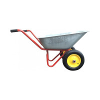 Строительная тачка Yard двухколесная, грузоподъемность 240 кг, объем 110 л 66-9-200