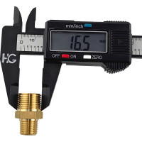 Ниппель переходной пневмо 3/8" НР х 1/4" НР, 5 шт HG 1645108