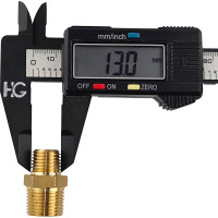 Ниппель переходной пневмо 3/8" НР х 1/4" НР, 5 шт HG 1645108