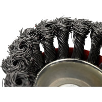 Кордщетка чашеобразная Flex 207-105 (75 мм; M14; витая проволока) для УШМ HAMMER 32437