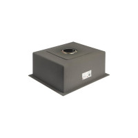 Кухонная мойка GERHANS премиум 500*430 1 мм глубина 22см. нерж. сталь PVD графит K35043B 869540