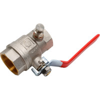 Шаровой кран MVI с дренажем и воздухоотводчиком, 1 1/4" вн-вн, ручка BV.630.07