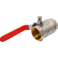 Шаровой кран MVI с дренажем и воздухоотводчиком, 1 1/4" вн-вн, ручка BV.630.07