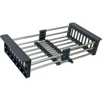 Комплект кухонная мойка из нержавеющей стали WISENT 4050B с PVD покрытием 40x50см WS34050B/WGER019B/W302644B