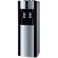 Кулер для воды ECOTRONIC Экочип V21-LCE black+silver со шкафчиком 12356 ETK12356/
