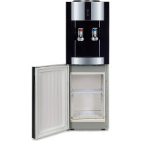 Кулер для воды ECOTRONIC Экочип V21-LCE black+silver со шкафчиком 12356 ETK12356/