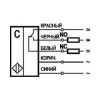 Емкостный датчик Sn=20 мм,корпус 30 Пластмасса,Невстраиваемый,IP67, 90-250 AC, NO/NC ТЕКО CSN G88P-862-20-L 00-00037206