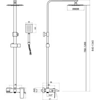 Душевая стойка Fmark FS8645 23760