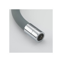 Смеситель для кухни Gappo 35к G4398-30 гибкий излив, с выходом для питьевого фильтра, серый-хром 549411