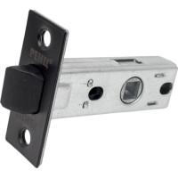 Межкомнатная защелка Ренц пластиковый язычок, черный INL 5-45 plastic Black