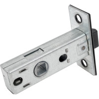 Межкомнатная защелка Ренц пластиковый язычок, черный INL 5-45 plastic Black