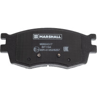Тормозные колодки дисковые передние Hyundai Accent III 05-, Kia Rio II 05- MARSHALL M2624317