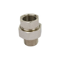 Сгон американка DOUBLE-LIN резьбовой, латунный, прямой Н/В 1/2" LL6035 (1/2")