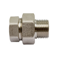 Сгон американка DOUBLE-LIN резьбовой, латунный, прямой Н/В 1/2" LL6035 (1/2")