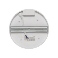 Светодиодный светильник EKF ЖКХ круг ДПО-2500 с микроволновым датчиком движения 12Вт 6500K IP65 BKL-2500DM-R-12-6500