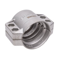 Усиленный 4-х болтовый хомут TITAN LOCK нерж. сталь TL38X6.5SS