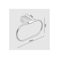 Полотенцедержатель Solinne Mirror кольцевой, хром B-82703 1402.202