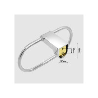 Полотенцедержатель Solinne Mirror кольцевой, хром B-82703 1402.202