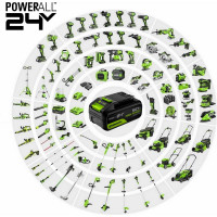 Аккумуляторная дрель-шуруповерт GreenWorks GD24DD60K2 3704107UA