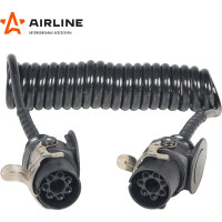 Кабель прицепа ABS/EBS 4.5 м, 24 В, 7 контактов Airline ATE-18