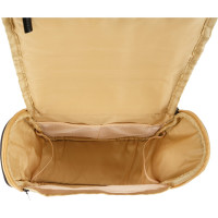 Дорожный несессер Torber чёрный/бежевый, полиэстер 300D, 27x22x11 см T010-BEI
