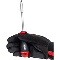 Отвертка с увеличенным магнитным держателем под биты с набором бит 8 шт. Felo 37604405