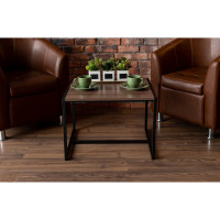 Журнальный столик ТИТАН МЕТА Систа, ясень шимо темный 4670026244106