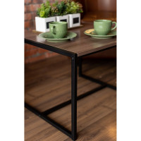 Журнальный столик ТИТАН МЕТА Систа, ясень шимо темный 4670026244106