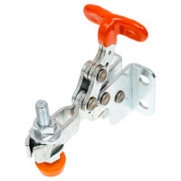 Прижим механический с Т-образной рукояткой KUKAMET, усилие 162,5 кг 251-3