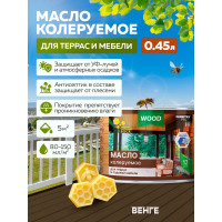 Колеруемое масло для террас и садовой мебели FARBITEX венге, 0.45 л 4300011017