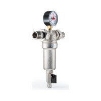 Фильтр промывной с манометром для горячей воды PROFACTOR 3/4" PF FS 239.20G