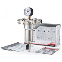 Фильтр промывной с манометром для горячей воды PROFACTOR 3/4" PF FS 239.20G