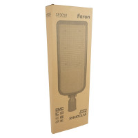 Светодиодный уличный консольный светильник FERON SP3050 200W 5000K 230V, серый, 48170
