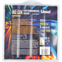 Светодиодная гибкая герметичная лента Uniel ULS-N02-5050-60LED/m-13mm-IP67-DC12V-14W/m-5M-RGB UL-00009092