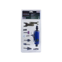 Пневмозачистная машинка с комплектом камней ROCKFORCE 11 предметов RF-RP7313