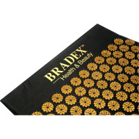 Акупунктурный коврик BRADEX Нирвана черный, тонкий, классическая серия KZ 0676