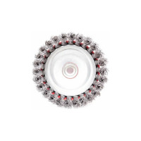 Щетка чашка (125 мм, М14, крученая проволка 0,5 мм) для ушм BEOROL 245850