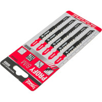 Пилки "profy" по дереву и ламинату 5 шт, 100 мм для лобзика BEOROL 245309