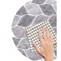 Комплект полимерной 3D плитки LAKO 30.5х30.5 см, 5 штук, Лепестки мозаика LKD-AMZ017