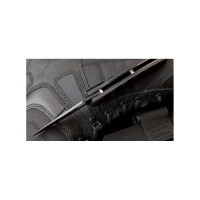 Складной нож Kizlyar Supreme Hero cталь 440C, Black Titanium, рукоять из G10 4650065055017