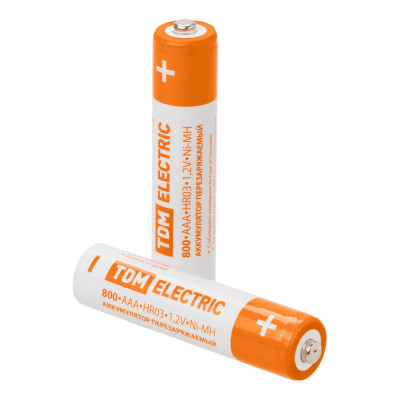 Аккумулятор TDM ELECTRIC AAA-800 mAh Ni-MH BP-2 SQ1702-0074