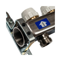 Коллектор из нержавеющей стали без расходомеров STOUT 9 выходов SMS 0922 000009