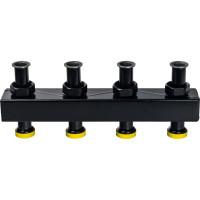 Стальной распределительный коллектор, 2(3) отопительных контура, в теплоизоляции DN 25 STOUT SDG-0017-004023