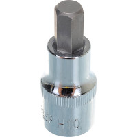 Насадка торцевая 1/2"DR с вставкой-битой Н10 Ombra 120210